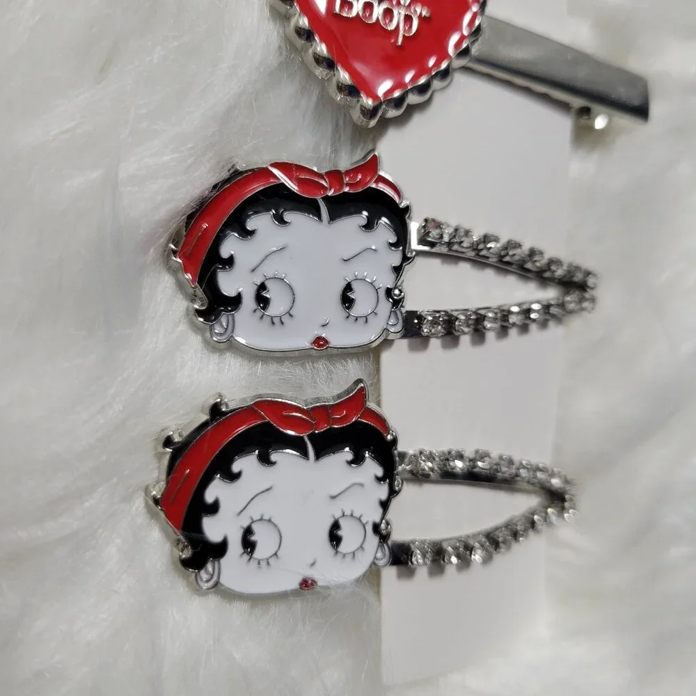 Betty Boop Hair Clip Set